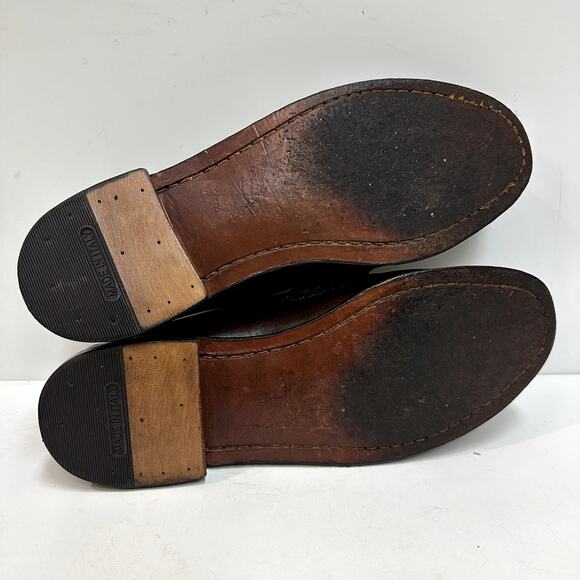 NEW HEELS Rancourt & Co. Horsebit Loafer Dark Brown Calf Made in USA Men's 9.5 - Picture 2 of 13